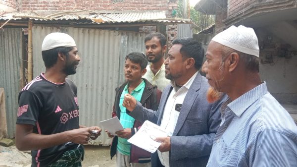 শাহমাহমুদপুরে কামাল মিজির নেতৃত্বে ধানের শীষের পক্ষে বিএনপির গণপ্রচারণা