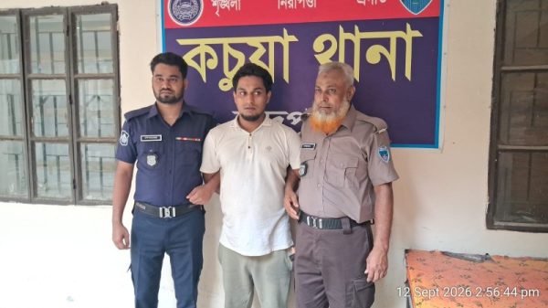 কচুয়ায় স্বামীর মারধরে গৃহবধূর মৃত্যুর অভিযোগ, হত্যা মামলায় স্বামী গ্রেপ্তার