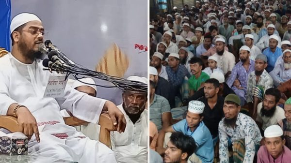 পুরাণবাজারে ২২তম বার্ষিক ওয়াজ ও দোয়ার মাহফিল সম্পন্ন