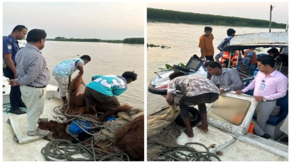 চাঁদপুরে কারেন্ট জালের বিরুদ্ধে অভিযান, ১১ জনের কারাদণ্ড
